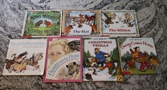 Lot Of 7 Jan Brett Children’s Picture Books Fairy Tales