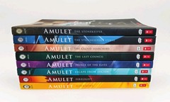 Kazu Kibuishi Amulet Books 1-8 Paperback Graphic Novel Box Set Graphix