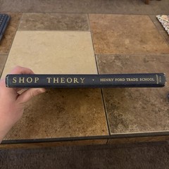 Shop Theory Revised Edition Hardcover McGraw-Hill Mechanical Engineering 1940’s