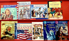 American Revolution 9 Books Patriotism Statue of Liberty Flag 4th of July 250th