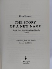 Lot Of 2 Neapolitan Novels By Elena Ferrante, Europa Editions Book 1-2