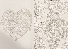 Kick Back & Color to Music Set of 2 Floral and Patterns NEW