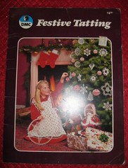 DMC FESTIVE TATTING REF. 15218 GREAT HOLIDAY PATTERNS BY DMC 1983 WITH 31 PAGES!