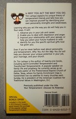 Why You Act The Way You Do by Tim LaHaye (Paperback, 1984) New