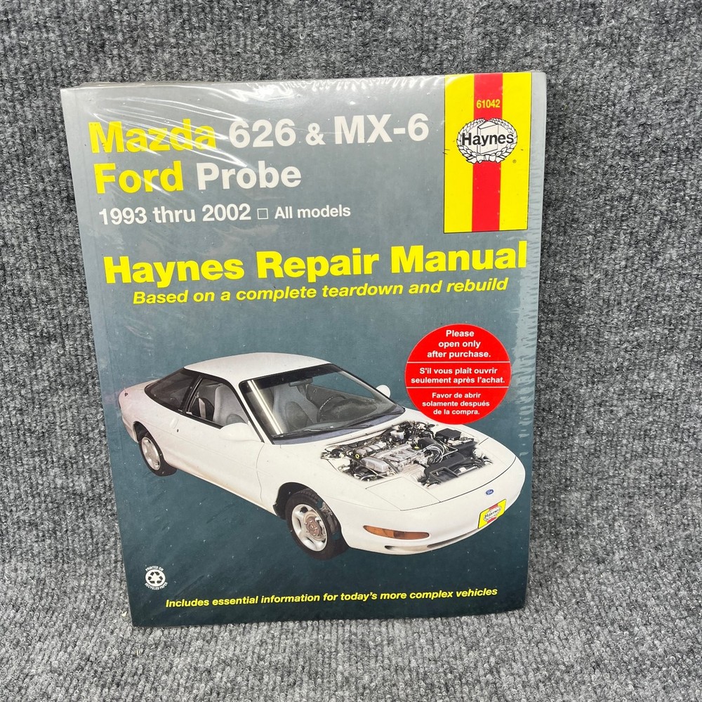 Mazda 626 MX-6 Ford Probe 1993-2002 Auto Service Guide Repair Manual 2001 2000