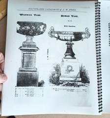 J W Fiske (1865) Ornamental Iron Vases Fountains Statues Catalog * Garden Pieces