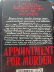 Appointment for Murder by Susan Crain Bakos TRUE CRIME Paperback KILLER DENTIST