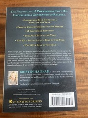 Nightingale : A Novel by Kristin Hannah (2017, Trade Paperback)
