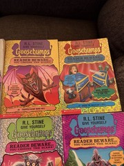 Vtg 90’s Goosebumps Book Lot Of 9 Reader Beware You Choose The Scare – RL Stine