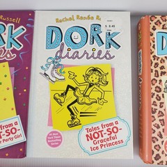 Lot of 7 Dork Diaries by Rachel Renee Russell Hardcover 1 2 4 9 10 13 15