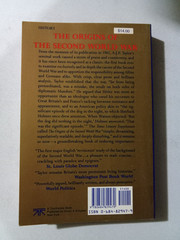 Origins of the Second World War by Alan Taylor