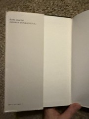 Church Dogmatics 2.1 (II.I) The Doctrine of Creation by Karl Barth Hardcover
