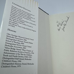 A Shot of Jack Daniels by Jack Kyle Daniels Signed! Methodist Orphans Home Texas