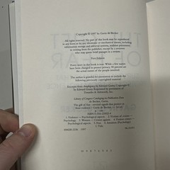 The Gift Of Fear Survival Signals by Gavin De Becker First Edition