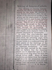 Making America Catholic Book~1925~Roman Catholic Conspiracy?~Vatican Jesuits~NWO