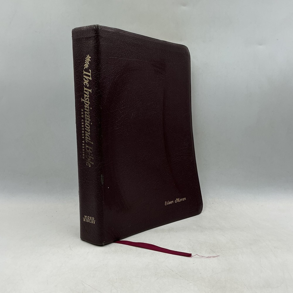 The Inspirational Bible Max Lucado Word Publishing 1995 Leather leather Maroon