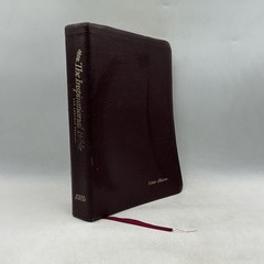 The Inspirational Bible Max Lucado Word Publishing 1995 Leather leather Maroon
