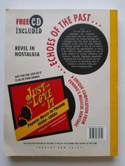 JUST FOR THE LOVE OF IT Popular Music in Penang 1930s-1960s + CD Paul Augustine