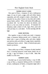 „1909” The New England Vintage Cook Book 180 Pages