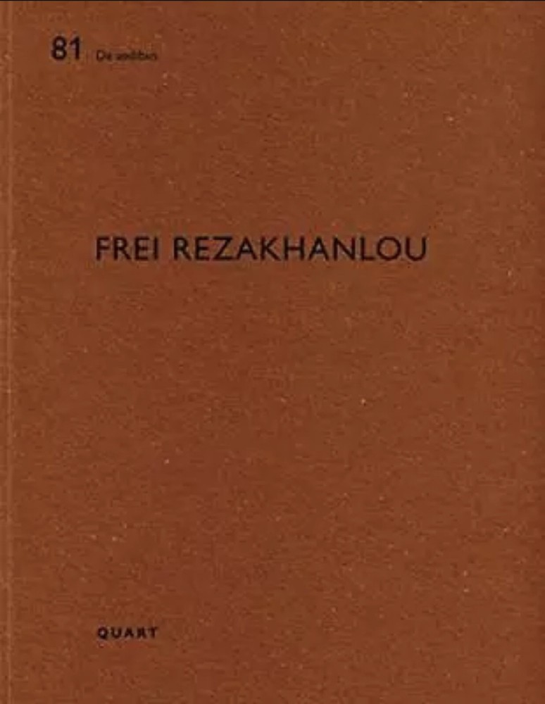 Frei Rezakhanlou: De aedibus by Wirz New 9783037612064 Fast Free Shipp PB.+