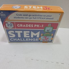 STEM CHALLENGE JR LEARNING CARDS Grades PK-1 Educational