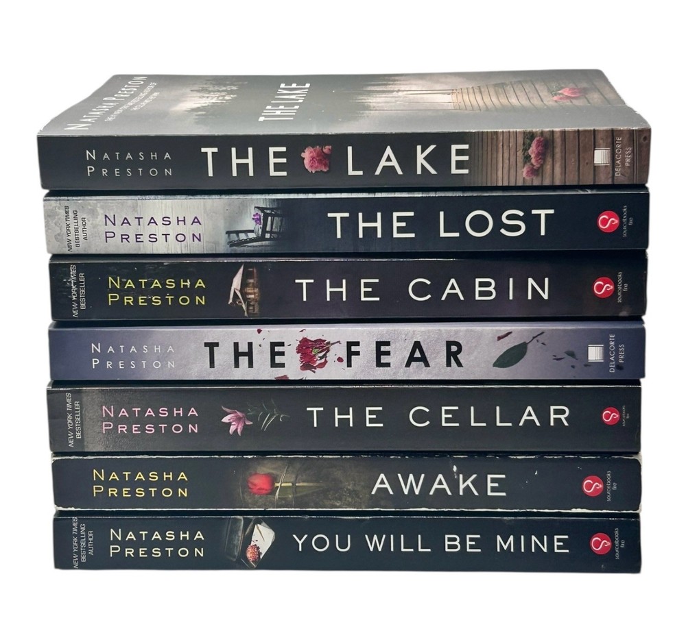 Natasha Preston Book Lot of 6 Thriller Mystery Paperbacks Cellar Lake Cabin Fear