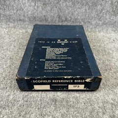 Oxford KJV Scofield Reference Bible 1945 Genuine Morocco Leather 173 With Box