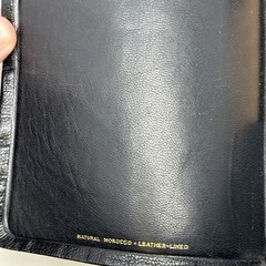 Bible Scofield Reference Edition 1945 KJV Oxford Black Morocco Leather lined