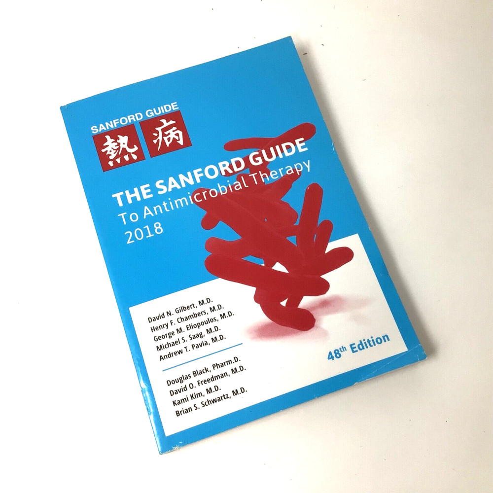 Sanford Guide to Antimicrobial Therapy 2018 Pocket Edition Paperback 48th Ed