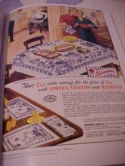 Colorful Tablecloths 1930s-1960s Threads of the Past