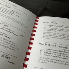 Vintage Cookbook Four Ingredient Recipes Spiral Bound Hardcover 376 Pages