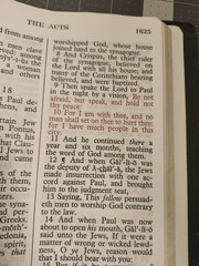 HOLY BIBLE Giant Print with Study Helps KJV Red Letter ~ Dugan 710 Black 1984 SC