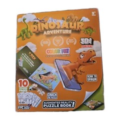3D Dinosaur Puzzle Toy for Kids | AR App, Interactive Coloring & Walking Dinosau