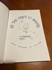 At This Point in Rhyme by Crown Publishing Group Staff and E. Y. Harburg – Poems