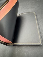 LSB, Handy Size, ICR Red Letter – Premium Black Goatskin
