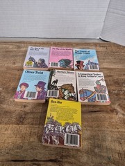 Lot of (7) Moby Books Illustrated Classic Editions Vintage Mini Paperback Books