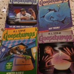 R.L. Stine Goosebumps Lot of 7 Paperback Horror Kids Novels Monsters Ghosts 1994