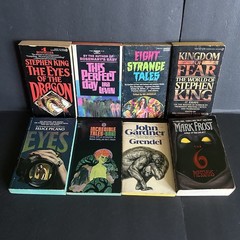 Horror Book Lot x 8 Vintage Mass Market Paperbacks Various Titles as Shown