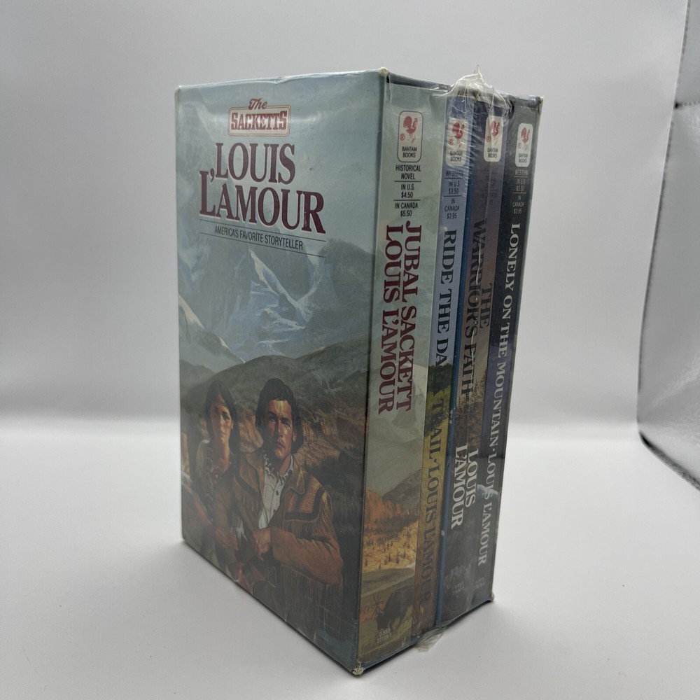 New Louis Lamour The Sackets Bantam Deluxe Gift Box Edition Sealed
