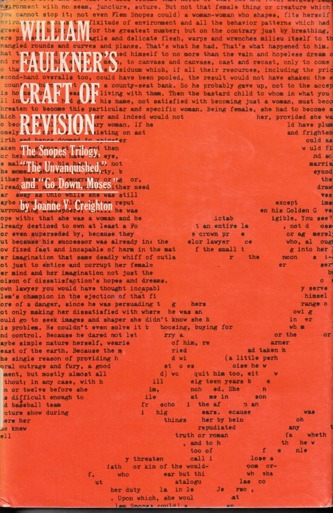 William Faulkner’s Craft of Revision : The Snopes Trilogy, the Unvanquished,…
