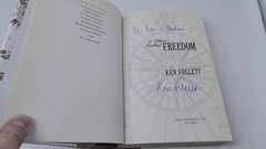*SIGNED* A Place Called Freedom by Ken Follet (Hardcover, 1995)