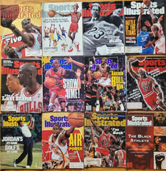 SPORTS ILLUSTRATED MICHAEL JORDAN LOT CHICAGO BULLS COLLECTION 12 MAGAZINES