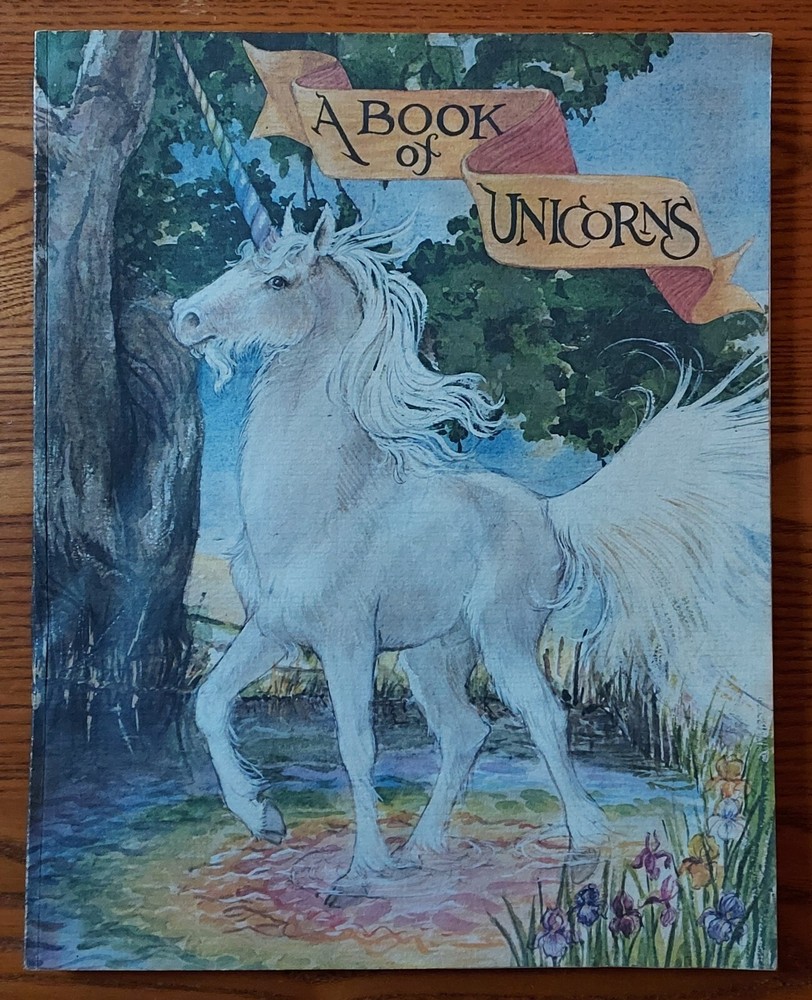 UNICORN GEM A Book of Unicorns 9.5″x11″ with 13 Excellent Prints. Lots of info.