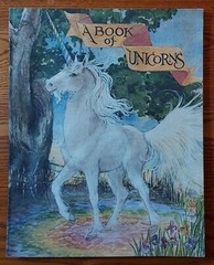 UNICORN GEM A Book of Unicorns 9.5″x11″ with 13 Excellent Prints. Lots of info.