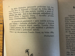 b Tomase Paina VEK ROZUMU Thomas Paine THE AGE of REASON 1884 Geringera Slovak