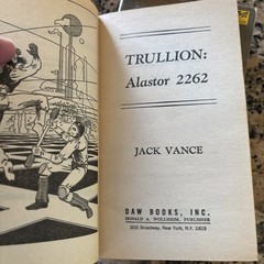 Space Opera + Alastor 2262+ Jack Vance 3 VTG Fantasy PBs 1980s 1st DAW/Ace Print