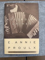 Accordion Crimes by E. Annie Proulx HC DJ 1996 Scribner 1st Printing Book