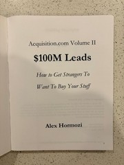 $100M Offers & $100M Leads Alex Hormozi 2021-2023 Business Marketing 2 Book Set