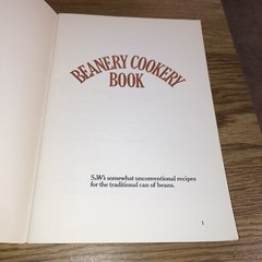 S&W Beanery Cookery Book 1970s 31 pages