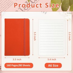 16 Packs Pocket Small Notebook Journals Mini Notebook Bulk 160 Pages/80 Sheet…